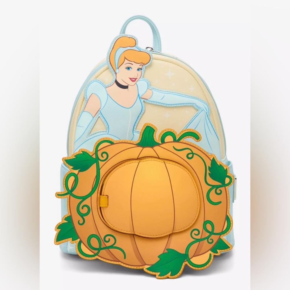 BNWT Loungefly Disney Cinderella Ballgown Pumpkin Backpack